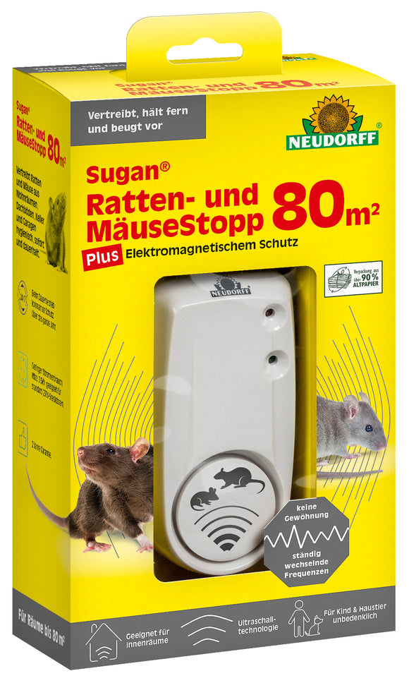Ratten- und Mäuse Stopp 80m²